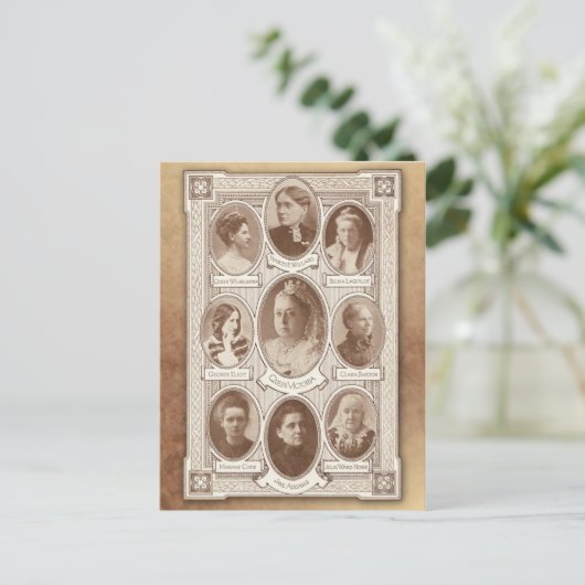 著名な女性 ポストカード (スタンド正面)