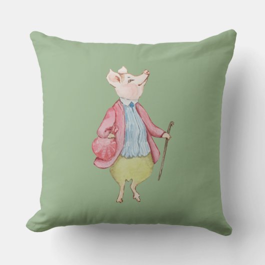 著名な豚枕 クッション (正面)