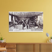 著名な電気技師のエジソン氏 キャンバスプリント (インサイチュ (リビング))