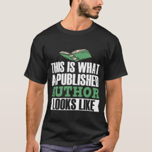 著書者これは出版された作家 Tシャツ