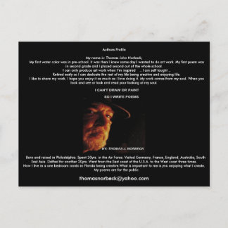 著者プロフィールカード ポストカード