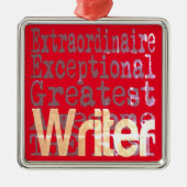 著者並外れ メタルオーナメント (正面)