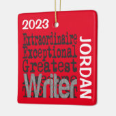 著者並外カスタム セラミックオーナメント (左)