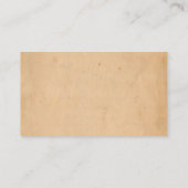 著者公証人公共ヴィンテージクラフト素朴店 名刺 (裏面)