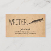 著者公証人公共ヴィンテージクラフト素朴店 名刺 (正面)