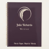 著者夕暮れ色 プランナー手帳 (正面)