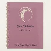 著者夕暮れ色 プランナー手帳 (正面)