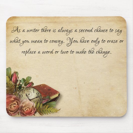 著者言葉 マウスパッド (正面)