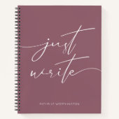 著者記パーソナライズされた事ノート ノートブック (正面)