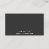 著者記者作家アンティークタイプライター 名刺 (裏面)