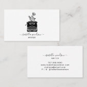 著者詩人ビジネスカード 名刺 (正面/裏面)