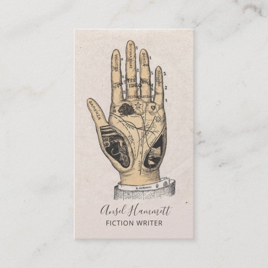 著者詩人 名刺 (正面)