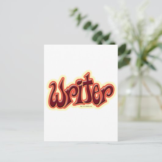 著者赤 ポストカード (スタンド正面)