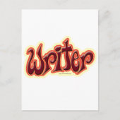 著者赤 ポストカード (正面)