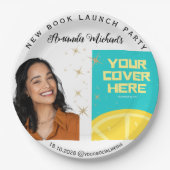 著者 作家 新刊 発売パーティー ペーパープレート (正面)