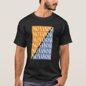 著者 - 創造する心 Tシャツ (正面)