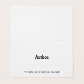 著者 名刺 (外部フラット)