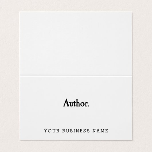 著者 名刺 (外部フラット)