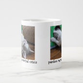 葛と実存危機 ジャンボコーヒーマグカップ (正面)