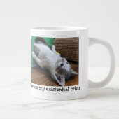 葛と実存危機 ジャンボコーヒーマグカップ (右)