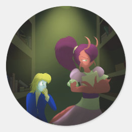 葛浦とザリガニ ラウンドシール