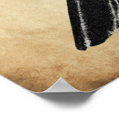 葛飾北斎のクロウ1814 ポスター (角)