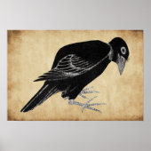 葛飾北斎のクロウ1814 ポスター (正面)