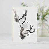 葛飾北斎の下馬のスケッチ集 招待状 (スタンド正面)