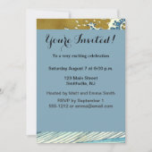 葛飾北斎の大波 日本の日本美術 招待状 (正面)