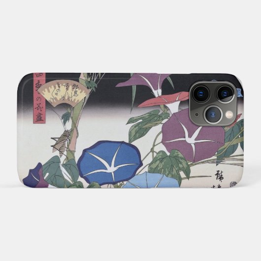 葛飾北斎の朝顔 Case-Mate iPhoneケース (裏面(横))