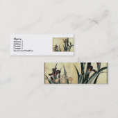 葛飾北斎の浮世絵プリント：アイリス スキニー名刺 (正面/裏面)