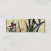 葛飾北斎の浮世絵プリント：アイリス スキニー名刺 (裏面)