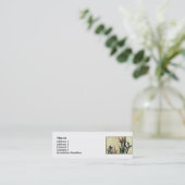 葛飾北斎の浮世絵プリント：アイリス スキニー名刺 (スタンド正面)