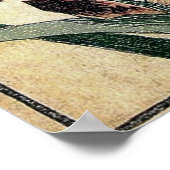 葛飾北斎の浮世絵プリント：アイリス ポスター (角)