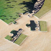 葛飾北斎の甲斐三島峠 ジグソーパズル (側面)