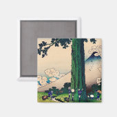 葛飾北斎の甲斐三島峠 マグネット (正面/裏面)