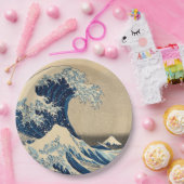 葛飾北斎の神奈川沖波下 ペーパープレート (パーティー)