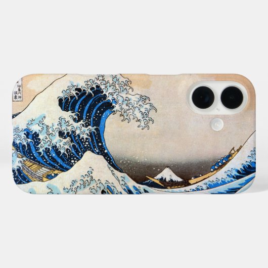 葛飾北斎の神奈川沖浪裏 Case-Mate iPhoneケース (裏面 (横))