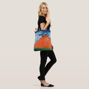 葛飾北斎の紅富士 トートバッグ