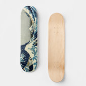 葛飾北斎の素晴らし神奈川沖の波 スケートボード (正面)