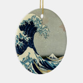 葛飾北斎の素晴らし神奈川沖の波 セラミックオーナメント (右)