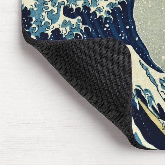 葛飾北斎の素晴らし神奈川沖の波 マウスパッド (コーナー)