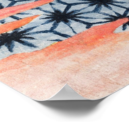 葛飾北斎の鳥 ポスター (角)