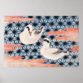 葛飾北斎の鳥 ポスター (正面)