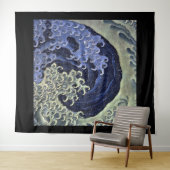 葛飾北斎フェメンネ波 タペストリー (インサイチュ(横))