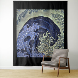 葛飾北斎フェメンネ波 タペストリー