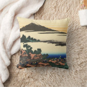 葛飾北斎夜明け甲斐ポスター クッション (ブランケット)