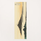 葛飾北斎夜明け甲斐国ヨガマット ヨガマット (正面)