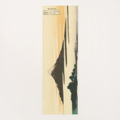 葛飾北斎夜明け甲斐国ヨガマット ヨガマット (裏面)