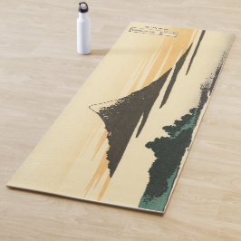 葛飾北斎夜明け甲斐国ヨガマット ヨガマット